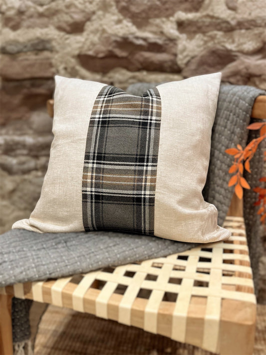 Highland Fling Plaid Detail 20x20 Cushion Cover