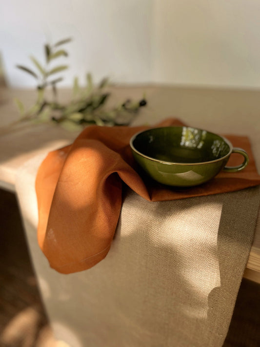 Linen Napkins, Turmeric
