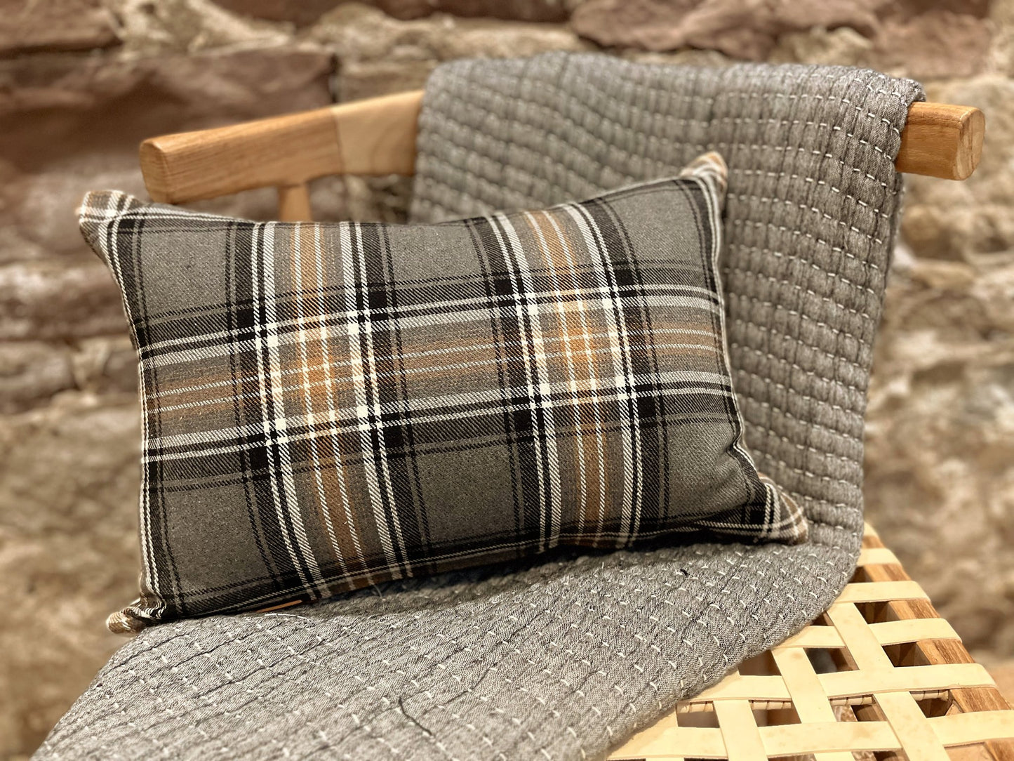 Highland Plaid 14x20 Cushion Cover