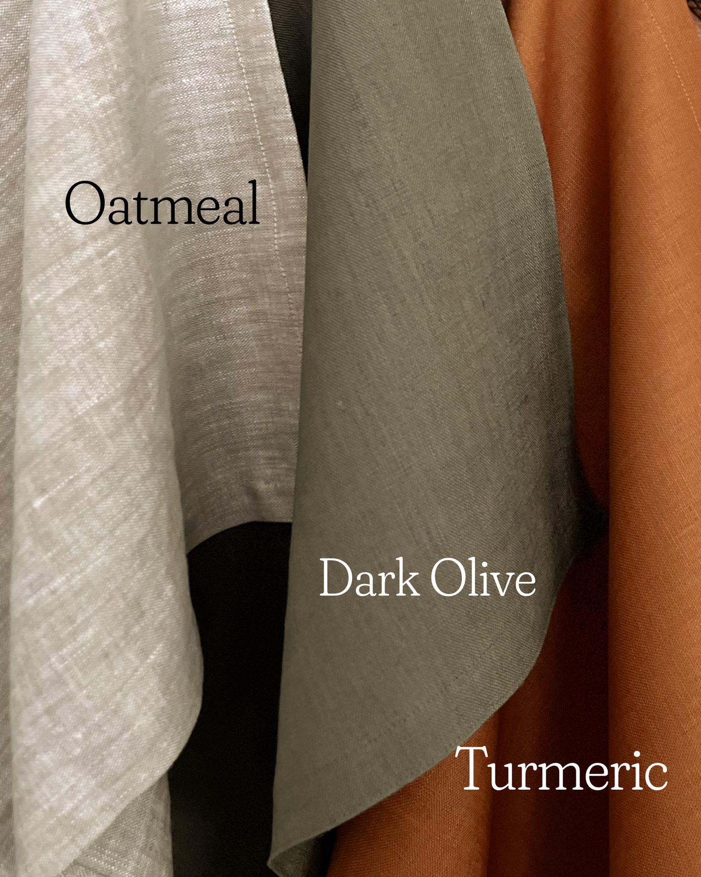 Linen Napkins, Dark Olive