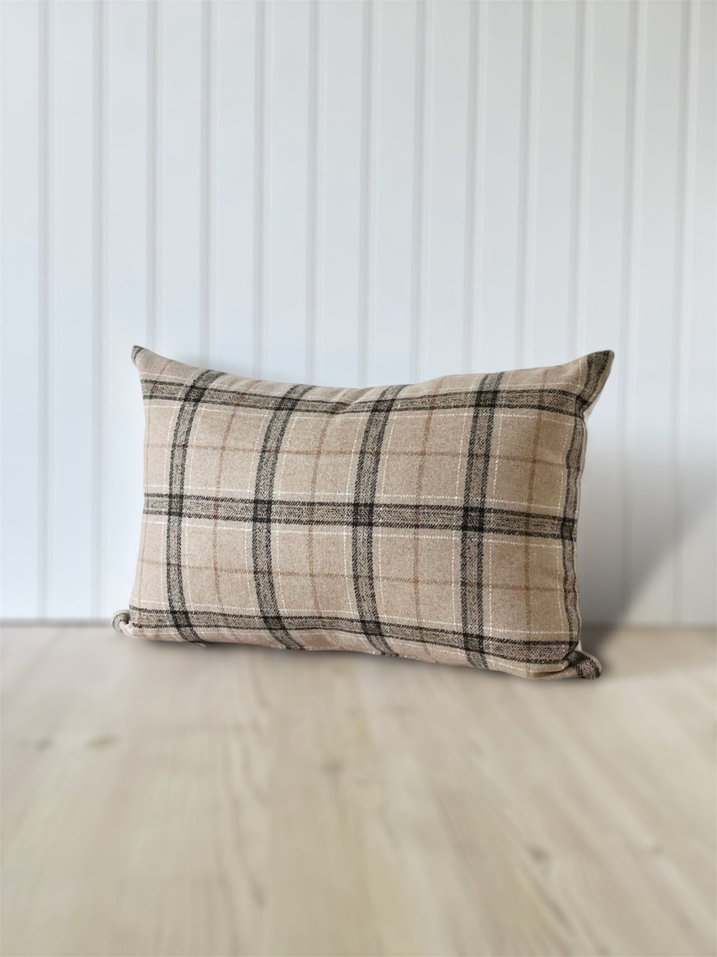 Sterling Camel Plaid 14x20 Cushion Cover
