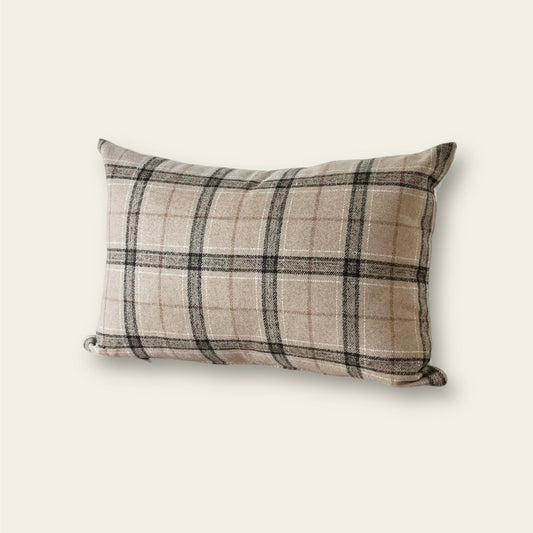 Sterling Camel Plaid 14x20 Cushion Cover