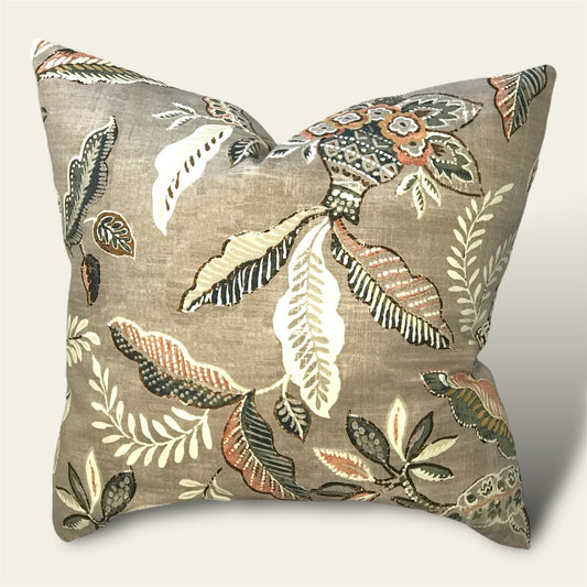 Jardin Vintage cushion cover, in a classic elegant garden floral pattern