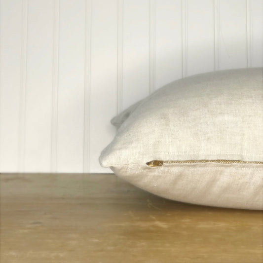 Oatmeal Linen 20x20 Cushion Cover