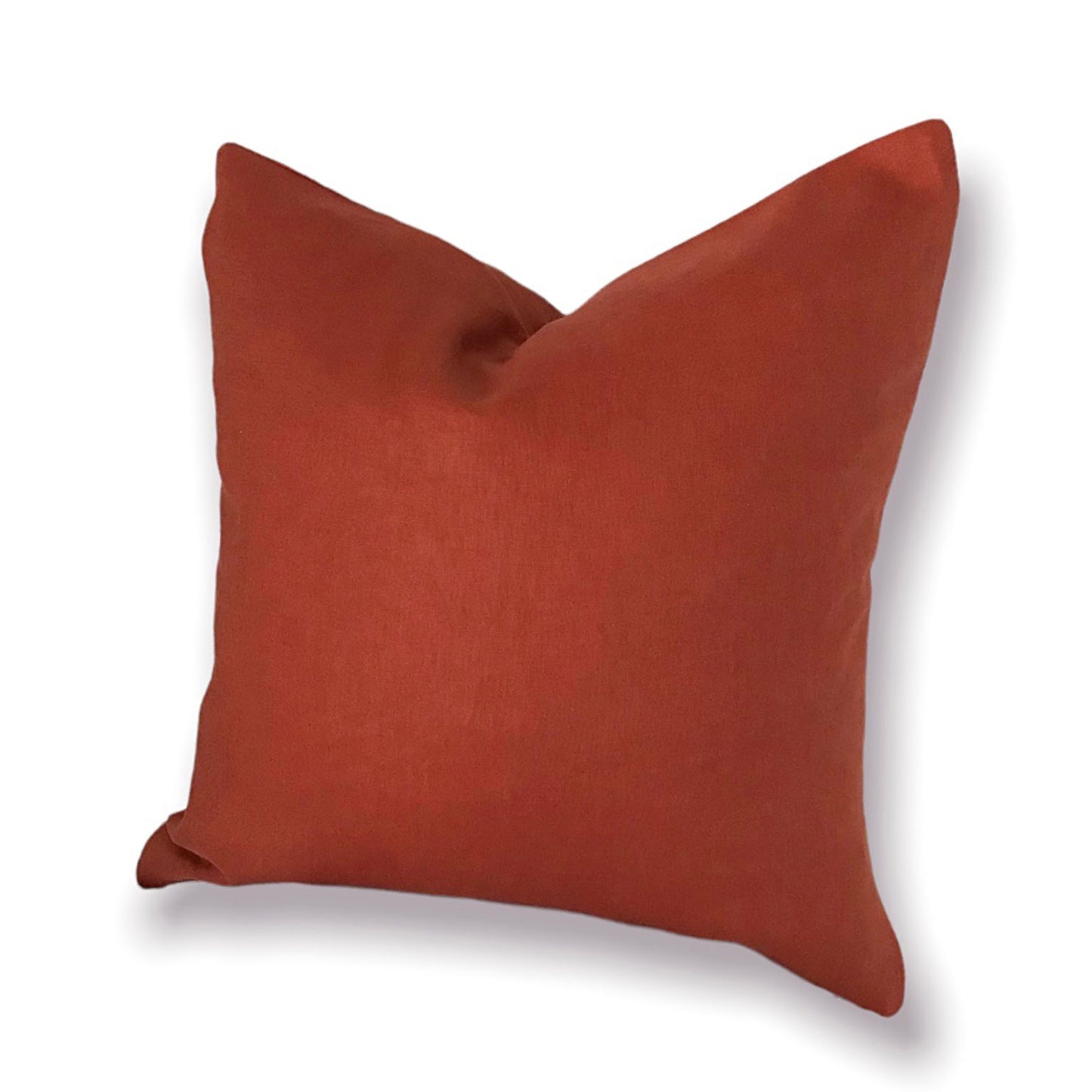 Terracotta Linen 20x20 Cushion Cover