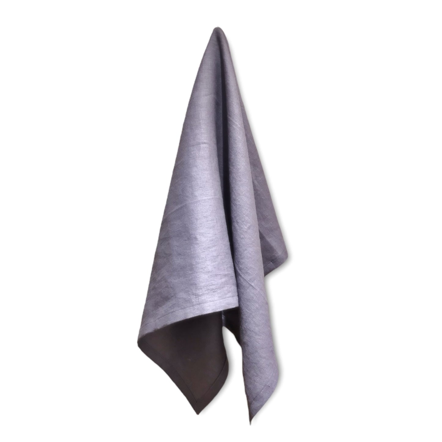 Extra Large Silver Grey Linen Tea Towel 22x35