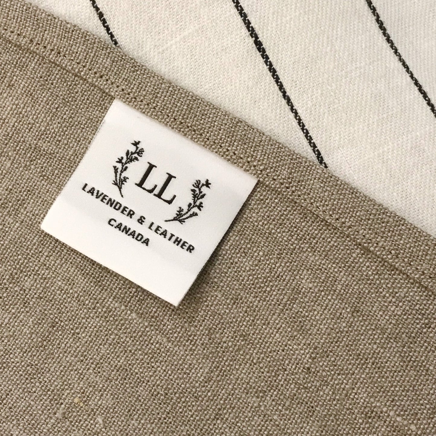 Undyed heavy Linen Tea Towel 18x28