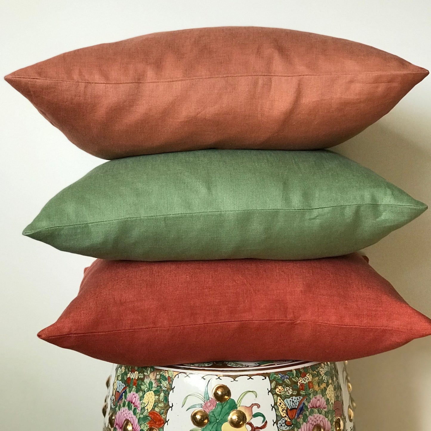 Terracotta Linen 16x24 Cushion Cover